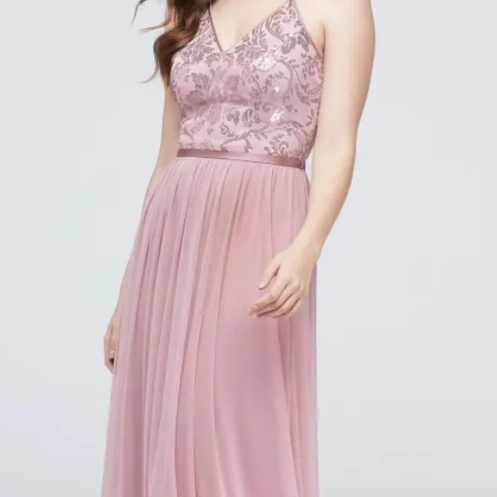 Davids Bridal Bridesmaid Dress Sz 8 NWT